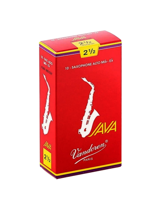 Vandoren Java SR2625R Caña Saxo Alto "Filed Read Cut" Dureza: 2.5 | Pack: 10 Unidades
