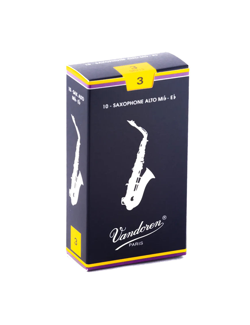 Vandoren Tradicional SR213 Caña Saxo Alto Dureza: 3 | Pack: 10 Unidades