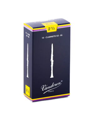 Vandoren Tradicional CR1025 Caña Clarinete Dureza: 2.5 | Pack: 10 Unidades