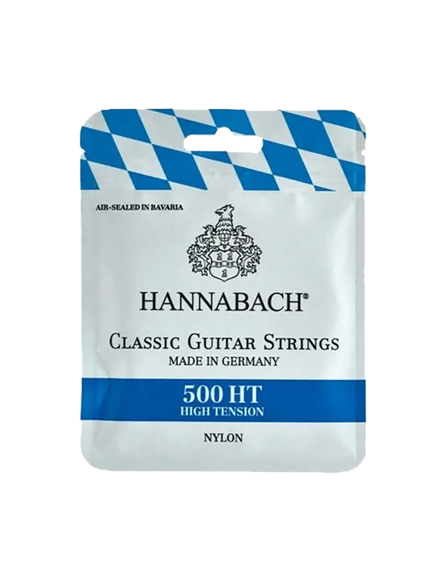HANNABACH® 500HT Cuerdas Guitarra Clásica Nylon Tensión Alta