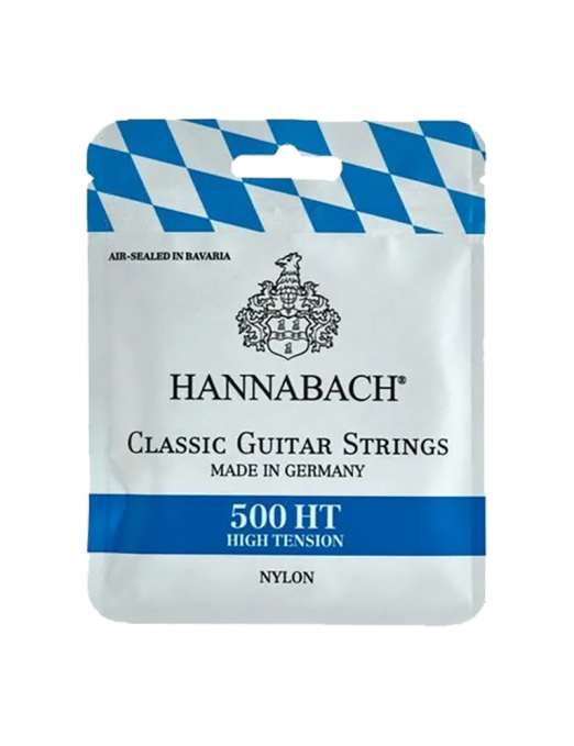 HANNABACH® 500HT Cuerdas Guitarra Clásica Nylon Tensión Alta
