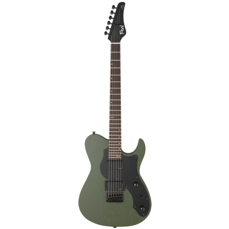 FGN® ILIAD J-Standard JIL3 ASH-DE644-R Guitarra Eléctrica Telecaster® Funda | Open Pore Olive Green