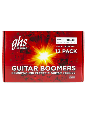 GHS GBL BOOMERS™ 10-46 12-PACK Cuerdas Guitarra Eléctrica Acero Níquel
