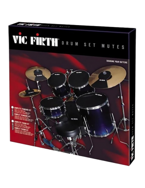 VIC FIRTH® MUTEPP4 Silenciador Batería Set:10",12",14",14", 22" Platillos