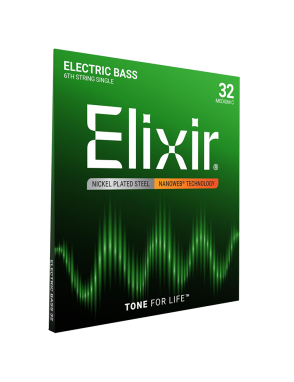 Elixir® 15332 Do (C) 32 NANOWEB® Cuerdas Bajo Eléctrico Recubierta Suelta Medium