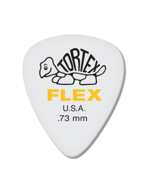 Dunlop® 428B Uñetas Tortex® Flex™ Standard Calibre: .73 mm Color: Amarillo Bolsa: 36 Unidades