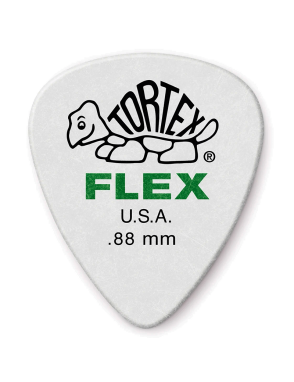 Dunlop® 428 Uñetas Tortex® Flex™ Standard Calibre: .88 mm | Color: Verde 12 Unidades