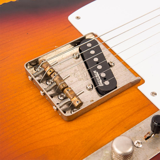 Vintage® V59 Gastada Guitarra Eléctrica Tele® | Sunburst