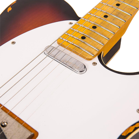 Vintage® V59 Gastada Guitarra Eléctrica Tele® | Sunburst