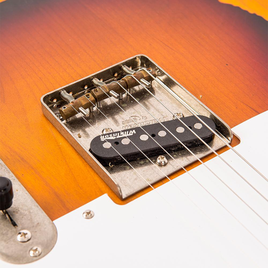 Vintage® V59 Gastada Guitarra Eléctrica Tele® | Sunburst