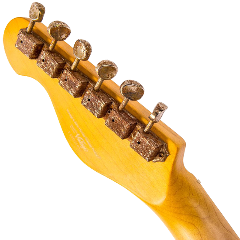 Vintage® V59 Gastada Guitarra Eléctrica Tele® | Sunburst