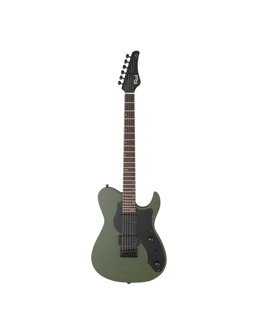 FGN® ILIAD J-Standard JIL3 ASH-DE664-R Guitarra Eléctrica Telecaster® Style Funda Premium | Open Pore Olive Green