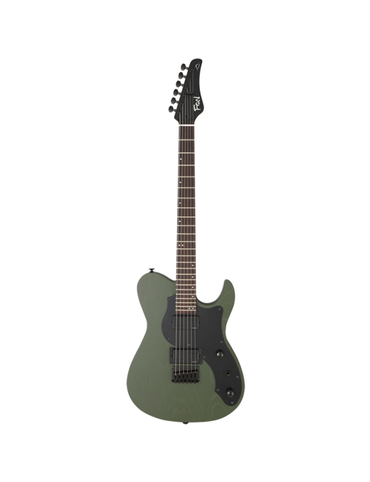 FGN® ILIAD J-Standard JIL3 ASH-DE664-R Guitarra Eléctrica Telecaster® Style Funda Premium | Open Pore Olive Green