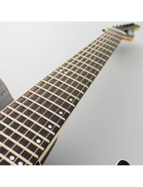 FGN® JIL7 Guitarra Eléctrica 7 Cuerdas J-Standard ILIAD ASH-DE-R Telecaster® Style | Funda | Color: OPB Open Pore Black