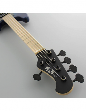 FGN® JMJ53 Mighty Jazz ASH-DE-M Bajo Eléctrico 5 Cuerdas Funda Premium | Open Pore Blue