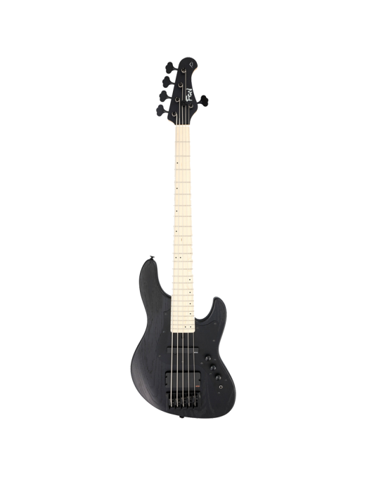FGN® JMJ53 Mighty Jazz ASH-DE-M Bajo Eléctrico 5 Cuerdas Funda Premium| Open Pore Black