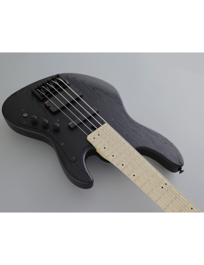 FGN® JMJ53 Mighty Jazz ASH-DE-M Bajo Eléctrico 5 Cuerdas Funda Premium| Open Pore Black