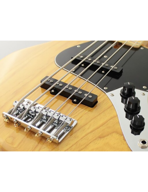 FGN® Neo Classic NJB100MBAHV Bajo Eléctrico 5 Cuerdas Funda | Vintage Natural