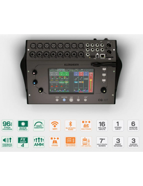 Allen & Heath CQ-18T Mixer Digital 18In 8Out