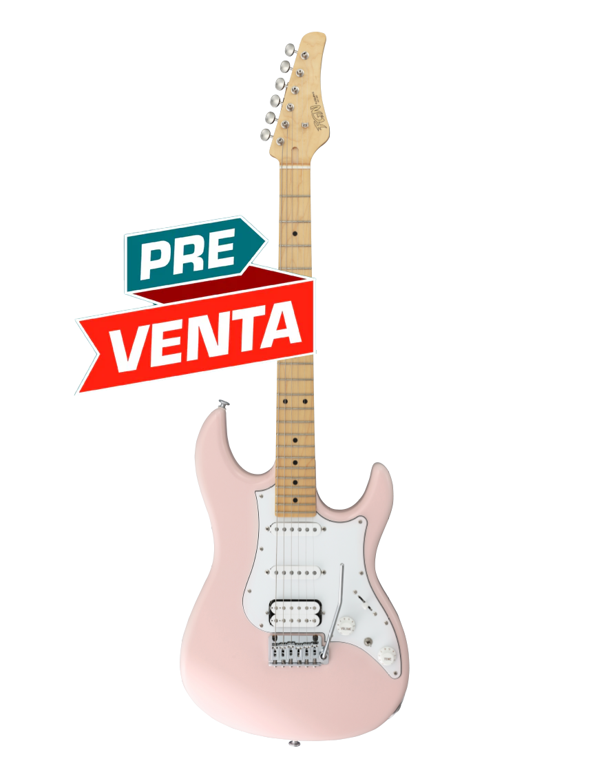 FGN® JOS TD-M Guitarra Eléctrica J-Standard ODYSSEY Stratocaster® Style | Funda | Color: SP Shell Pink