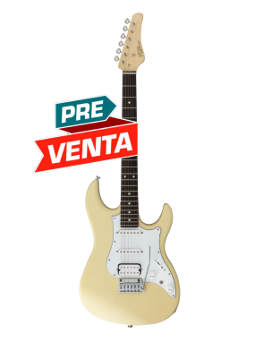 FGN® Guitarra Eléctrica J-Standard ODYSSEY Stratocaster® Style | Funda | Color: Ivory