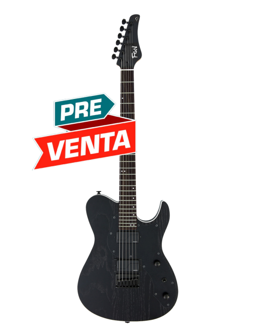 FGN® ILIAD J-Standard JIL3 ASH-DE664-R Guitarra Eléctrica Telecaster® Style Funda Premium | Open Pore Black