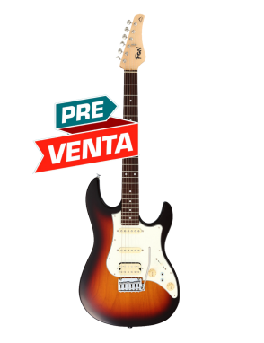 FGN® EOS2 AL-R Guitarra Eléctrica ODYSSEY Expert tipo Stratocaster® Case | Vintage Sunburst