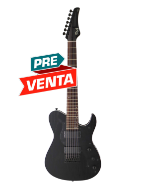 FGN® JIL7 Guitarra Eléctrica 7 Cuerdas J-Standard ILIAD ASH-DE-R Telecaster® Style | Funda | Color: OPB Open Pore Black