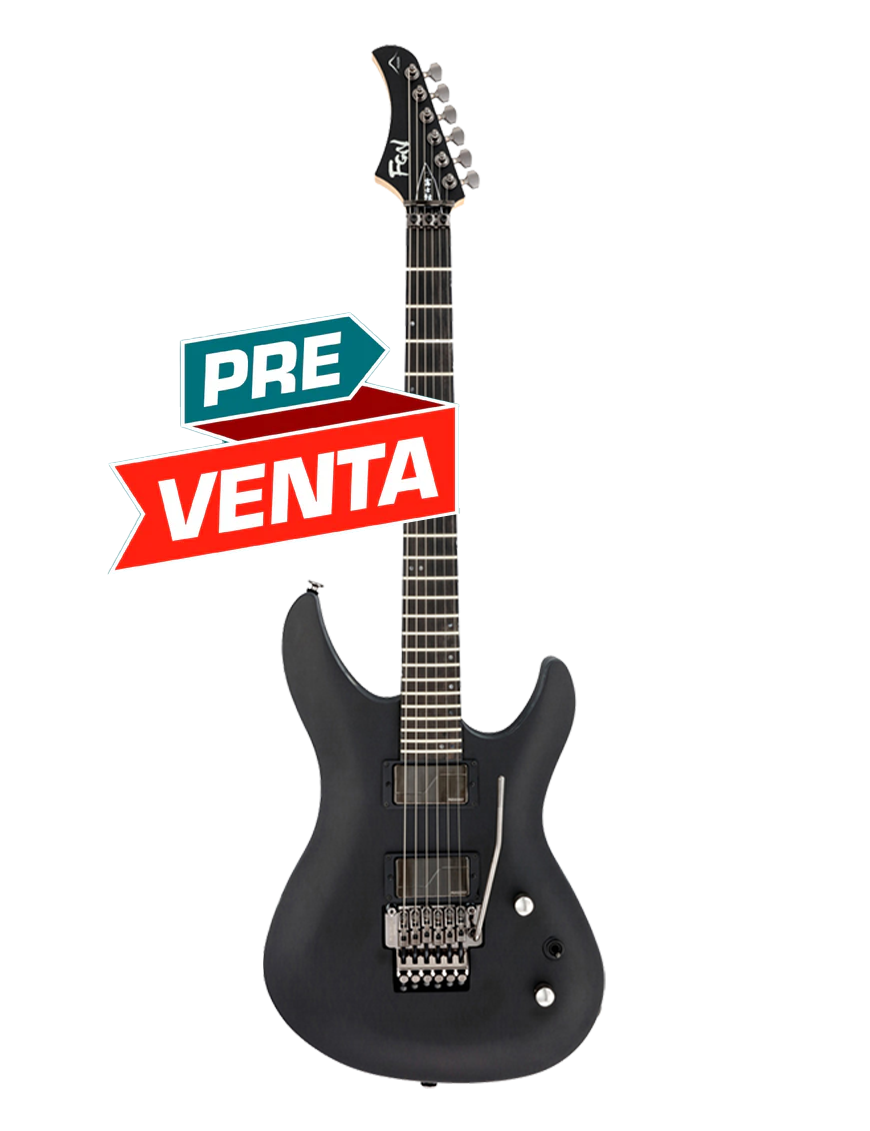 FGN® Mythic J-Standard JMY3 MH-DL-E Guitarra Eléctrica Funda Premium | Matt Black