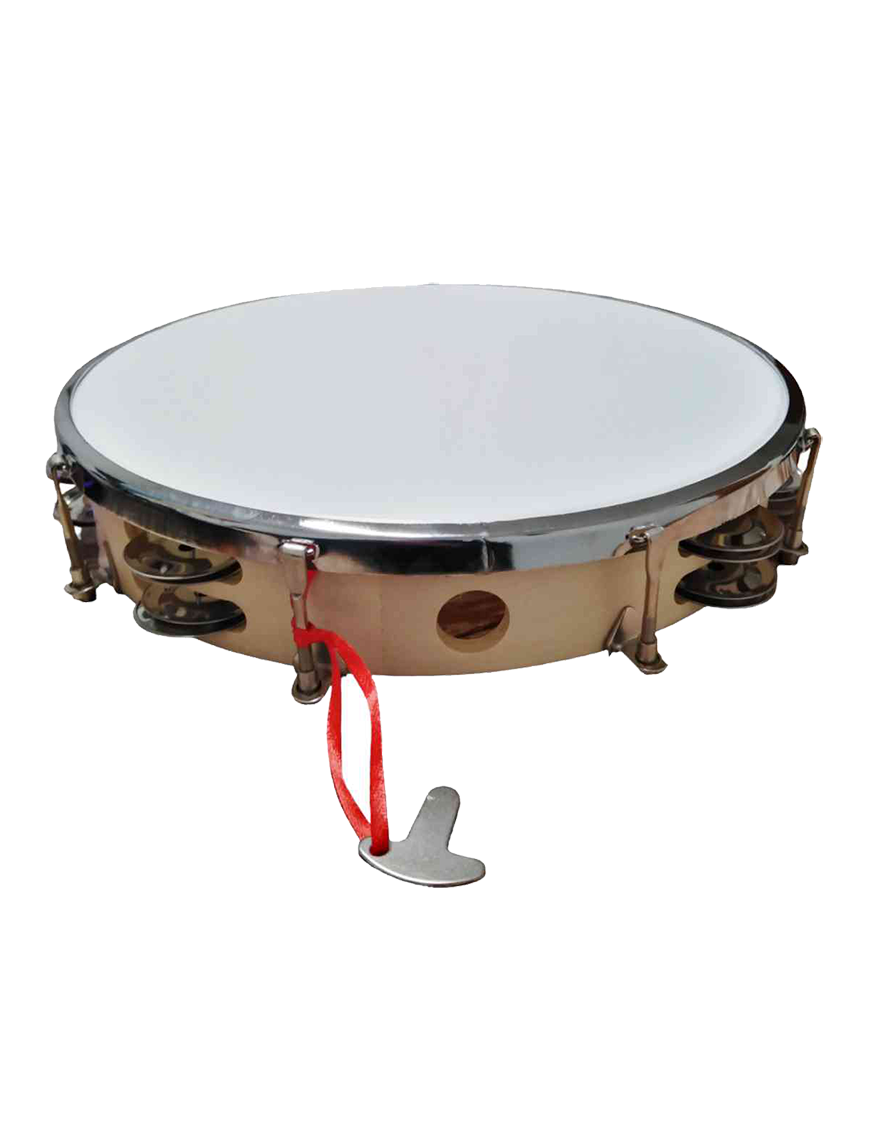 GCR® Pandero Redondo 10" Afinable
