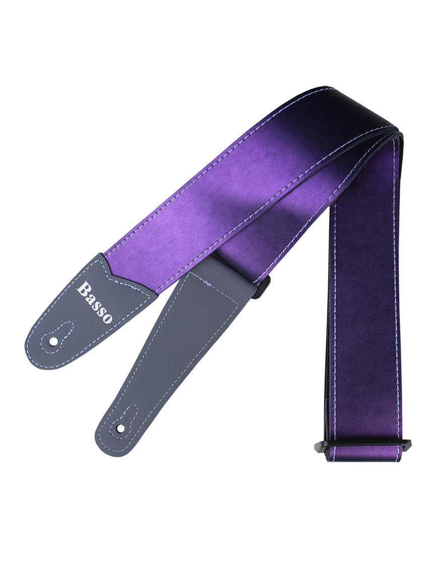 Basso® Chrome Line Purple Correa Guitarra 5cm Largo: 145cm