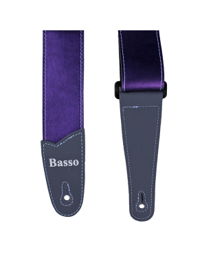 Basso® Chrome Line Purple Correa Guitarra 5cm Largo: 145cm