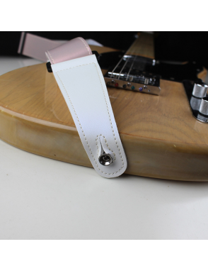 Basso® Chrome Line Rose Correa Guitarra 5cm Largo: 145cm