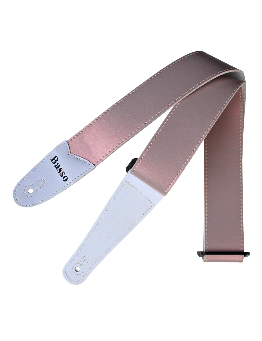 Basso® Chrome Line Rose Correa Guitarra 5cm Largo: 145cm