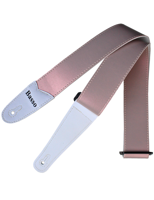 Basso® Chrome Line Rose Correa Guitarra 5cm Largo: 145cm