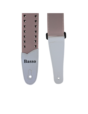 Basso® Chrome Spark Line Rose Correa Guitarra 5cm Largo: 145cm