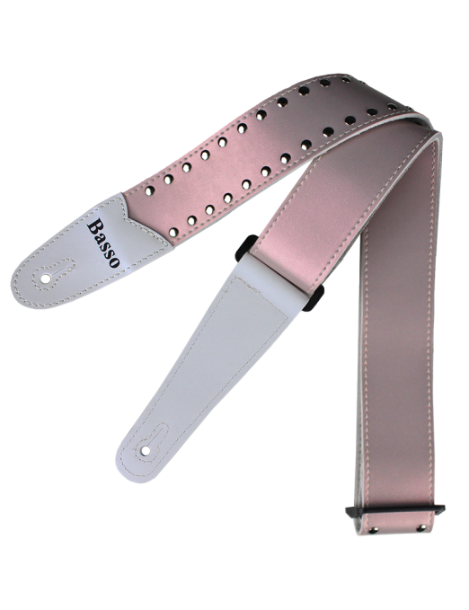 Basso® Chrome Spark Line Rose Correa Guitarra 5cm Largo: 145cm