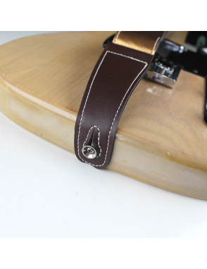 Basso® Chrome Spark Line Gold Correa Guitarra 5cm Largo: 145cm