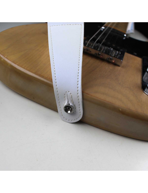 Basso® Chrome Spark Line Silver Correa Guitarra 5cm Largo: 145cm