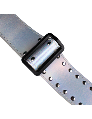 Basso® Chrome Spark Line Silver Correa Guitarra 5cm Largo: 145cm