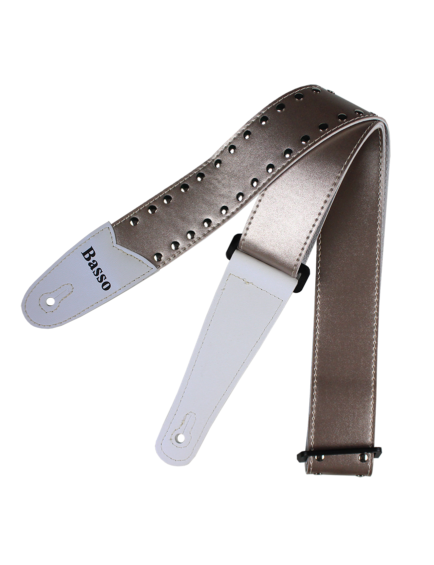 Basso® Chrome Spark Line Cobalt Correa Guitarra 5cm Largo: 145cm