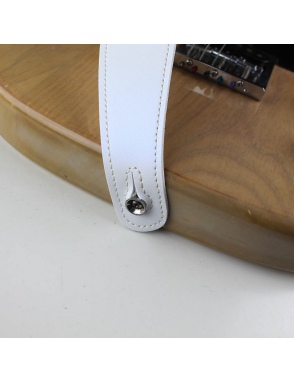 Basso® Chrome Urban Line Silver Correa Guitarra 5cm Largo: 145cm