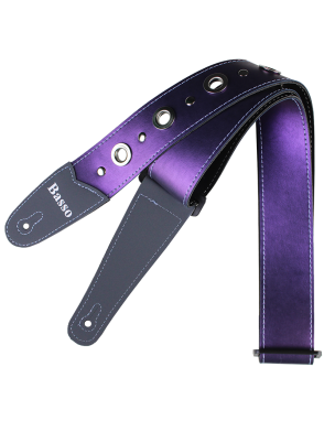 Basso® Chrome Urban Line Purple Correa Guitarra 5cm Largo: 145cm