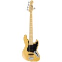FGN® Neo Classic NJB100MBAHV Bajo Eléctrico  5 Cuerdas Funda | Vintage Natural