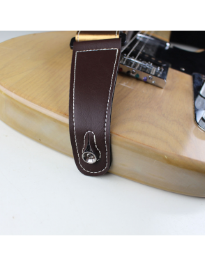 Basso® Chrome Urban Line Gold Correa Guitarra 5cm Largo: 145cm