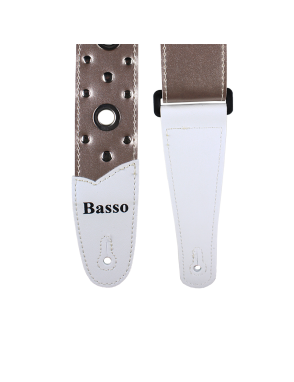 Basso® Chrome Urban Line Cobalt Correa Guitarra 5cm Largo: 145cm