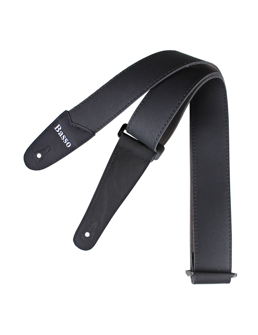 Basso® Wood Line Black Correa Guitarra 5cm Largo: 145cm