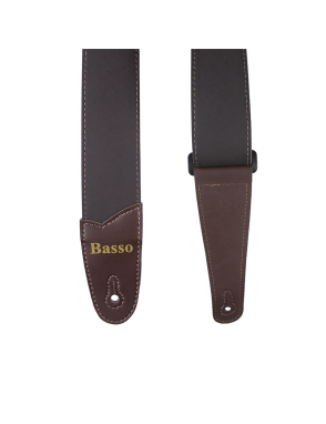 Basso® Wood Line Dark Brown Correa Guitarra 5cm Largo: 145cm