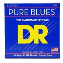 DR PURE BLUES™ 11-50 Cuerdas Guitarra Eléctrica Heavy Nickel