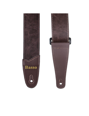 Basso® Wood Line Brown Correa Guitarra 5cm Largo: 145cm